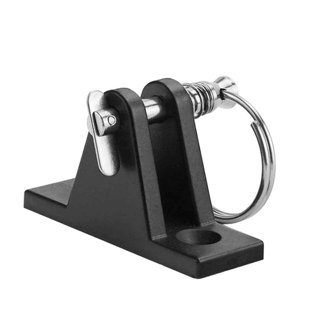 Nylon Marine Boat Cover Deck Hinge with Quick Release Removable Pin & Ring, Bimini Top Fitting, Black
Nylon Marine Boat Cover Deck Hinge with Quick Release Removable Pin & Ring, Bimini Top Fitting, Black