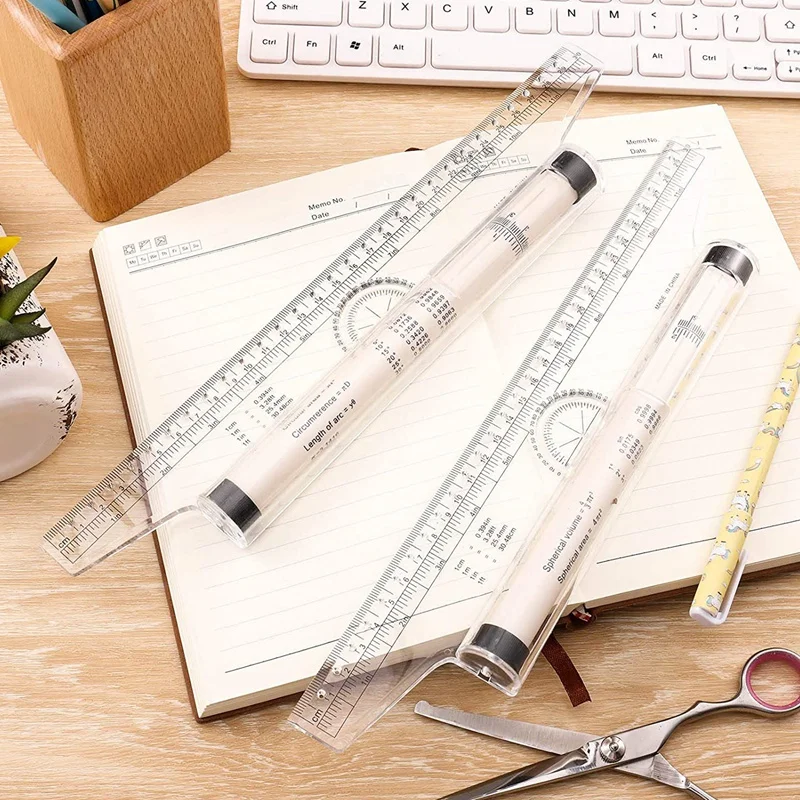 3 Pck of Multifunctional Drawing Design Measuring Parallel Ruler 30CM Home School Office Drawing Roller Ruler
3 Pck of Multifunctional Drawing Design Measuring Parallel Ruler 30CM Home School Office Drawing Roller Ruler