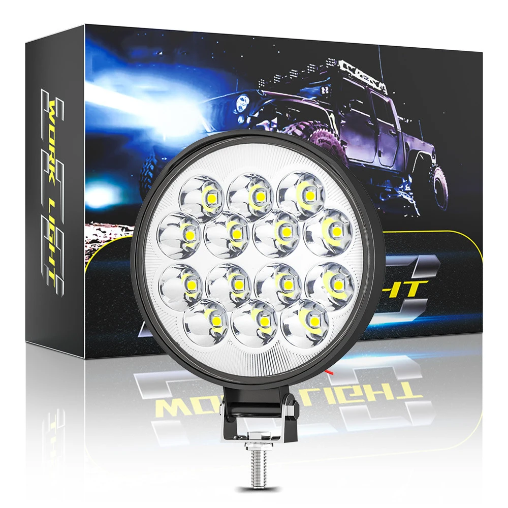 14LED Mini LED Headlights For Motorcycle Spotlight Lamp DRL Driving Fog Spot Lamp For Offroad Car Truck LED Work Light Car Light 
14LED Mini LED Headlights For Motorcycle Spotlight Lamp DRL Driving Fog Spot Lamp For Offroad Car Truck LED Work Light Car Light