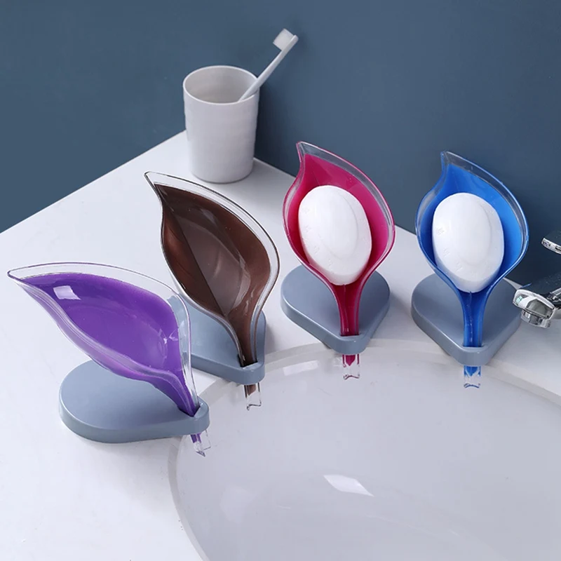 Double Layer Leaf Shaped Soap Box Anti-Slip Drain Soap Tray Scouring Pad Soap Storge Holder Bathroom Accessories
Double Layer Leaf Shaped Soap Box Anti-Slip Drain Soap Tray Scouring Pad Soap Storge Holder Bathroom Accessories
