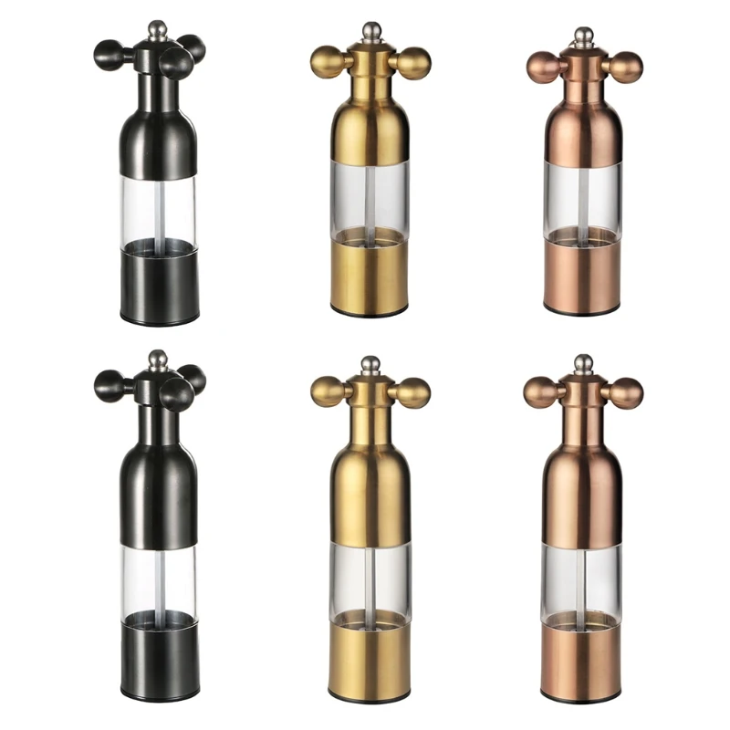 Stainless Steel Shakers Kit Ceramic Rotor with Strong Adjustable Coarseness Portable Abrader Gadget Kitchen Supplies
Stainless Steel Shakers Kit Ceramic Rotor with Strong Adjustable Coarseness Portable Abrader Gadget Kitchen Supplies