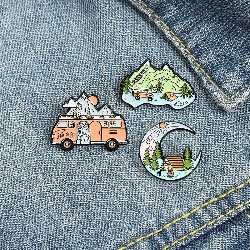 Alloy Badge Touring Car Brooch Pine Brooch River Brooch Paint Brooch Personality Fashion Jewelry Mountain Brooch Universal
Alloy Badge Touring Car Brooch Pine Brooch River Brooch Paint Brooch Personality Fashion Jewelry Mountain Brooch Universal