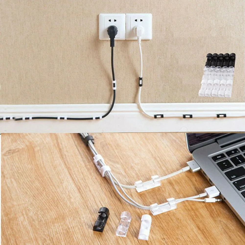 20Pcs Wire Storage Clips Buckle Securing Cable Clamp Data Line Finishing Organizer EL
20Pcs Wire Storage Clips Buckle Securing Cable Clamp Data Line Finishing Organizer EL
