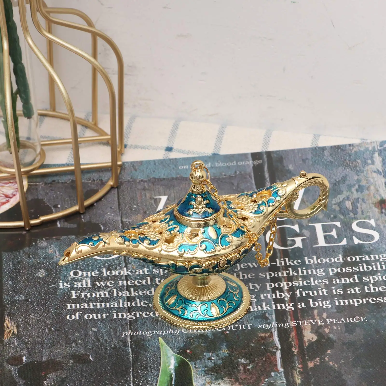 Carved Wishing Oil Lamp Decoration Collectable Classic Oil Lamp Anti-Rust Exquisite Magic Genie Lamp Decorative Lamp Zinc Alloy
Carved Wishing Oil Lamp Decoration Collectable Classic Oil Lamp Anti-Rust Exquisite Magic Genie Lamp Decorative Lamp Zinc Alloy