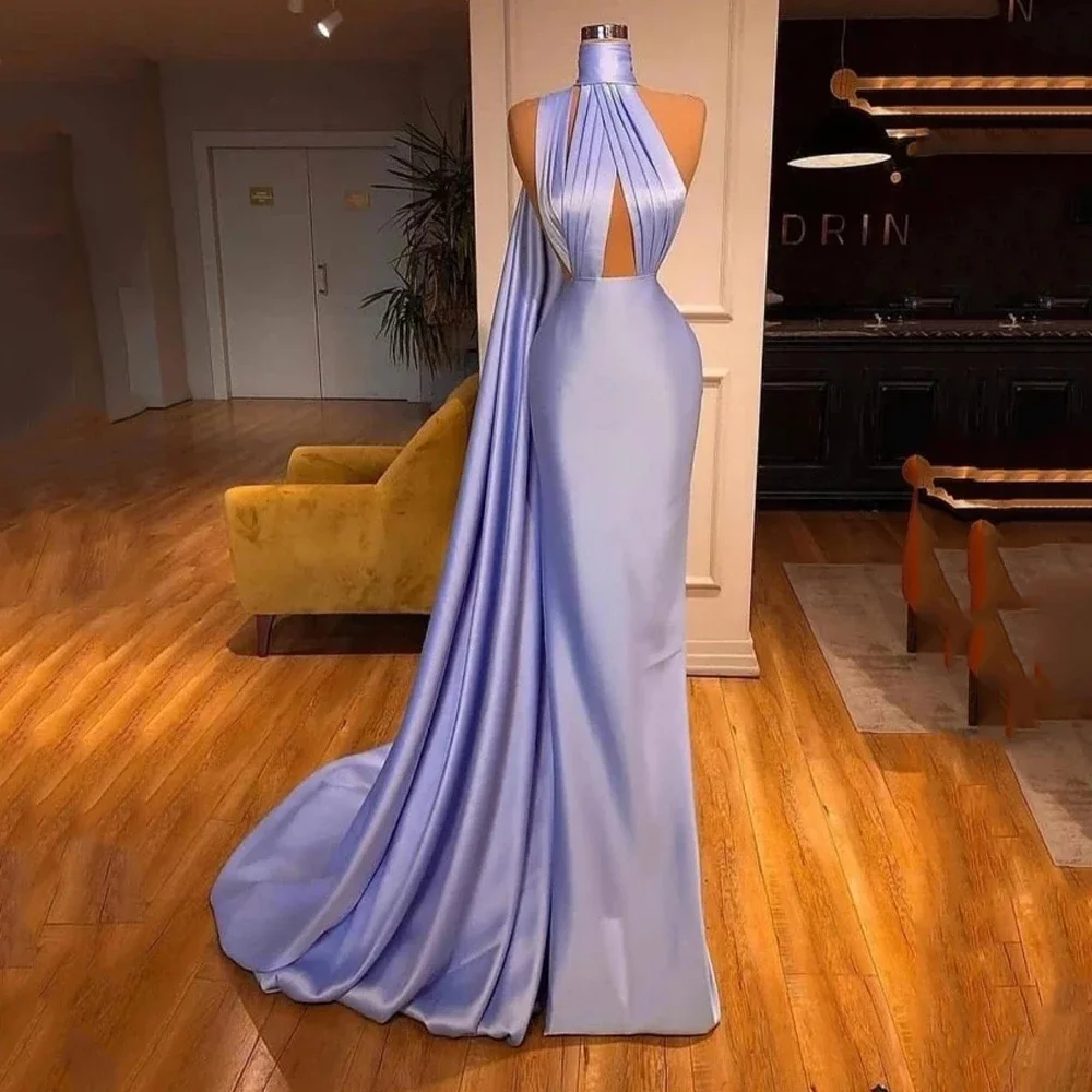 Chic Lilac One Shoulder Mermaid Long Prom Dress Sexy Sleeveless Ruched Pleat Evening Dress Party Gowns 2021 Vestidos De Fiesta
Chic Lilac One Shoulder Mermaid Long Prom Dress Sexy Sleeveless Ruched Pleat Evening Dress Party Gowns 2021 Vestidos De Fiesta