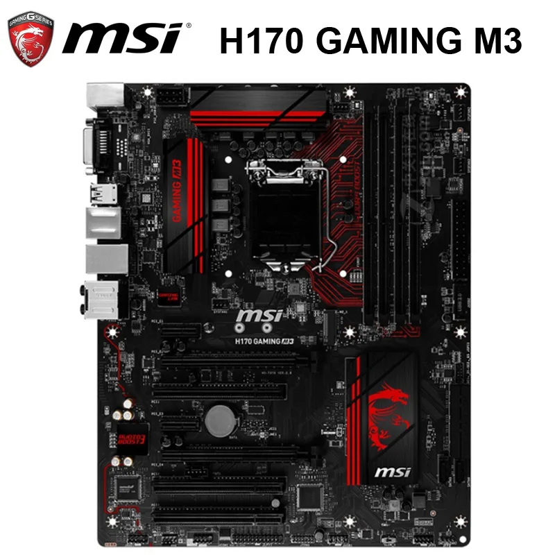 MSI H170 игровой M3 материнская плата LGA 1151 DDR4 Core i7/i5/i3 Intel H170 64 ГБ для рабочего стола, H170 материнская плата PCI-E 3,0 м. 2 1151 DDR4 H170
MSI H170 игровой M3 материнская плата LGA 1151 DDR4 Core i7/i5/i3 Intel H170 64 ГБ для рабочего стола, H170 материнская плата PCI-E 3,0 м. 2 1151 DDR4 H170