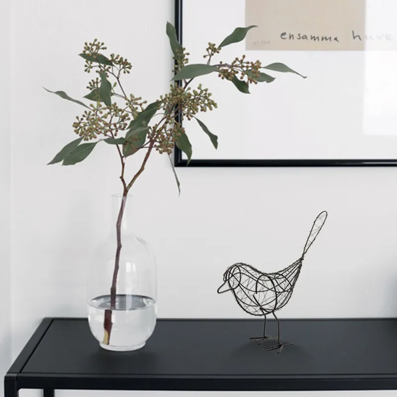 Nordic Iron Bird Ornaments Modern Art Abstract Bird Figurines Metal Animal Statue Interior Home Living Room Decoration
Nordic Iron Bird Ornaments Modern Art Abstract Bird Figurines Metal Animal Statue Interior Home Living Room Decoration