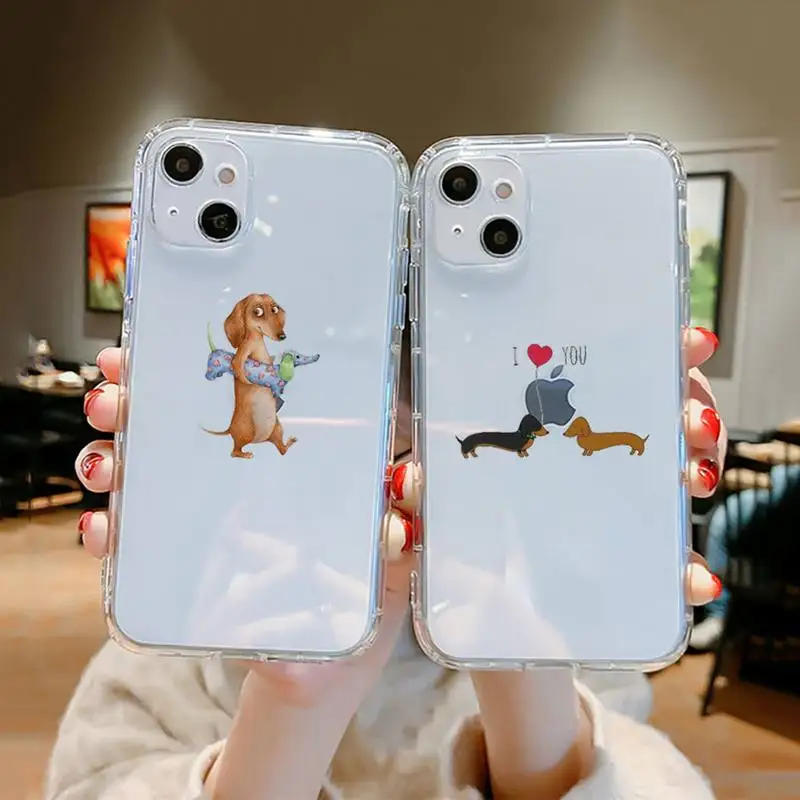 Dachshund funny cartoon Phone Case Clear Transparent for iPhone 11 12 13 mini pro XS MAX 8 7 6 6S Plus X 5S SE XR 2020
Dachshund funny cartoon Phone Case Clear Transparent for iPhone 11 12 13 mini pro XS MAX 8 7 6 6S Plus X 5S SE XR 2020