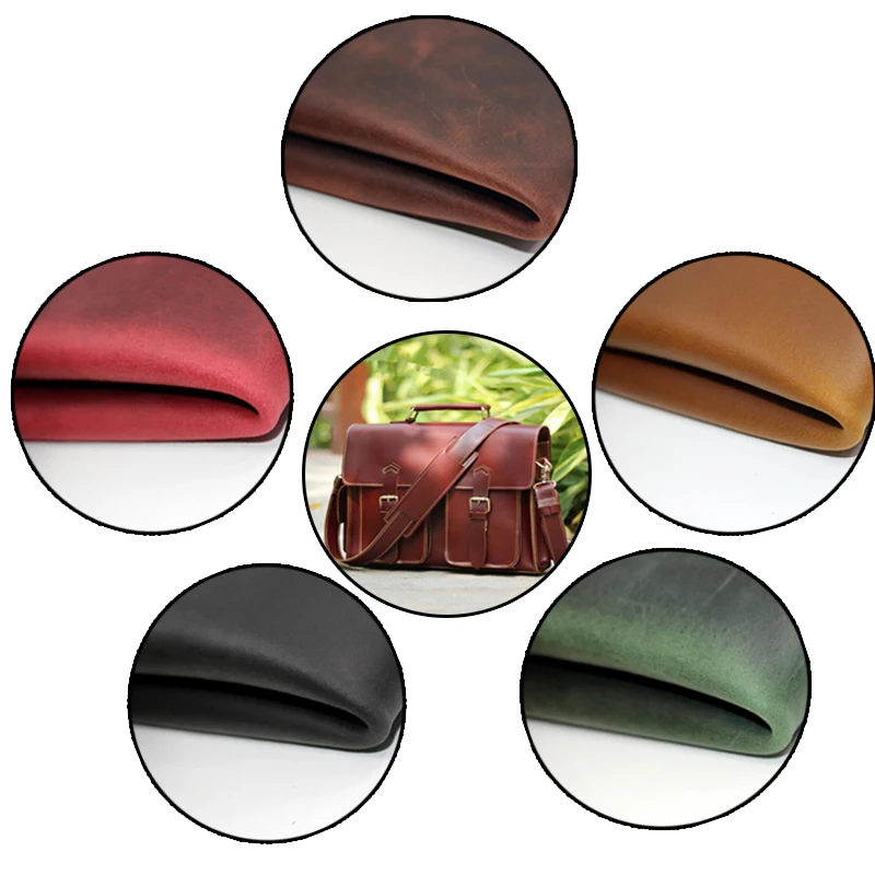 1pcs 2.0mm DIY Hand Leathercraft Crazy Horse Leather Material Vintage Oil Tanned Leather Piece First Layer of Leather
1pcs 2.0mm DIY Hand Leathercraft Crazy Horse Leather Material Vintage Oil Tanned Leather Piece First Layer of Leather