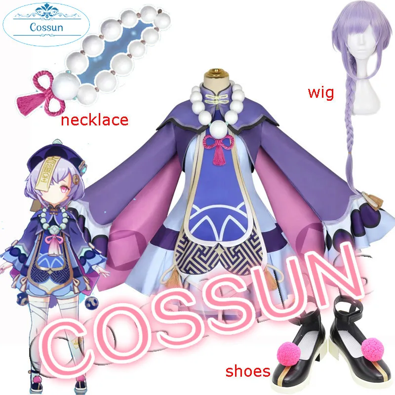 Project Qiqi Cosplay Costume Game Genshin Impact Zombie Girl Dress Tops Pants Anime Accessories Set Halloween Clothes Christmas
Project Qiqi Cosplay Costume Game Genshin Impact Zombie Girl Dress Tops Pants Anime Accessories Set Halloween Clothes Christmas