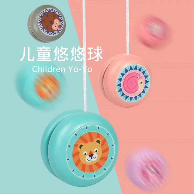 Cartoon Wooden Yo-yo Children's Toy Yo-yo Hot Sale Creative Wooden Toy YOYO Ball
Cartoon Wooden Yo-yo Children's Toy Yo-yo Hot Sale Creative Wooden Toy YOYO Ball