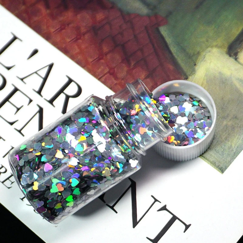 Holographic Lasers Silvery Chunky Glitter Epoxy Resin Festival Chunky Hexagons Heart Number Letters Sequins 10g Per
Holographic Lasers Silvery Chunky Glitter Epoxy Resin Festival Chunky Hexagons Heart Number Letters Sequins 10g Per