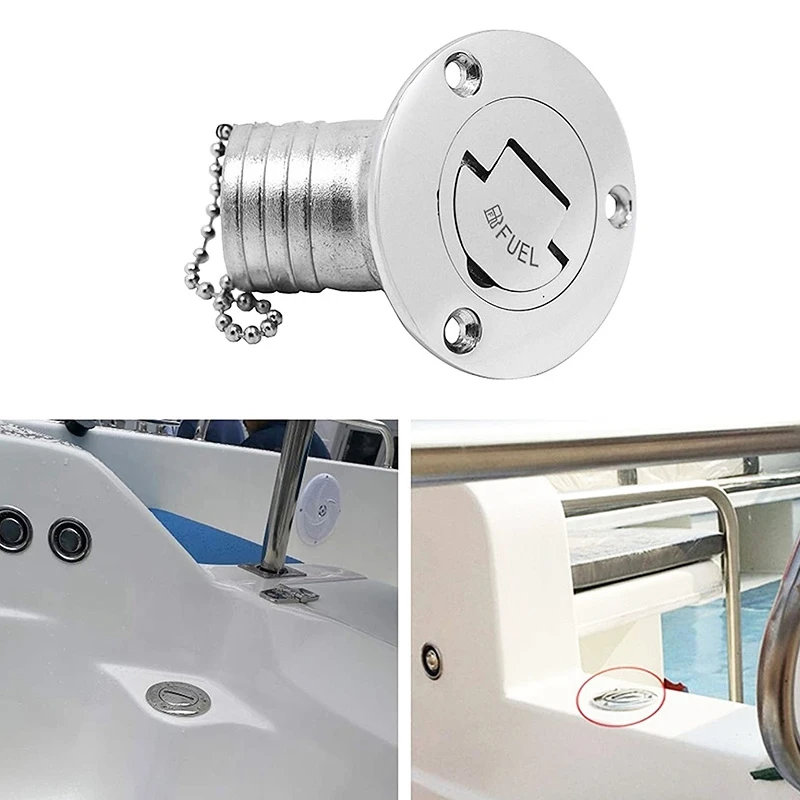 Marine Deck Fuel Filler Cover 45 Degree Inclined Water Fuel Tank Cover 50 mm for Boats Yachts RV
Marine Deck Fuel Filler Cover 45 Degree Inclined Water Fuel Tank Cover 50 mm for Boats Yachts RV