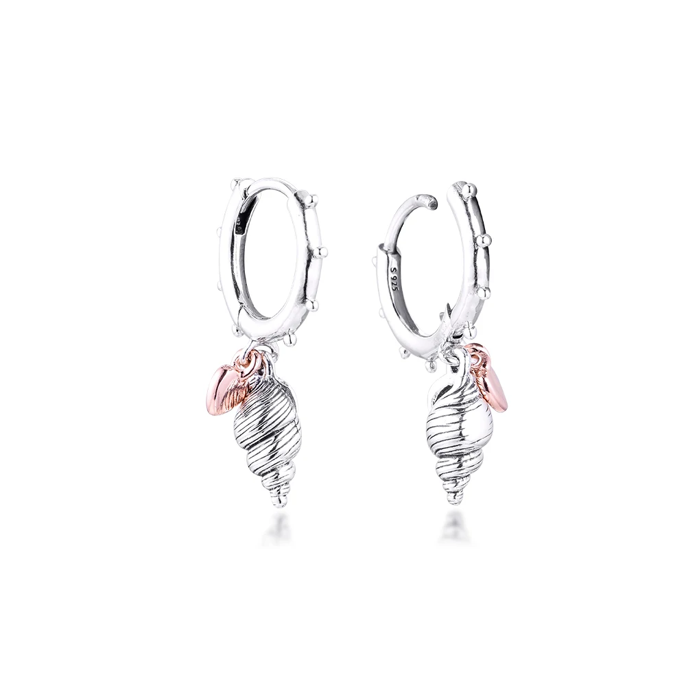 Heart & Conch Shell Earrings 100% 925 Sterling-Silver-Jewelry Free Shipping
Heart & Conch Shell Earrings 100% 925 Sterling-Silver-Jewelry Free Shipping