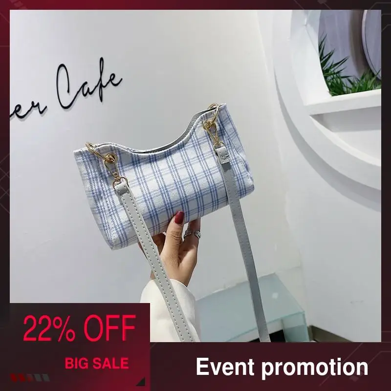 Bags for women 2020 Stylish single shoulder bag with plaid PU stripe Crossbody coin purse Summer Luxury Cosmetics Messenger bag
Bags for women 2020 Stylish single shoulder bag with plaid PU stripe Crossbody coin purse Summer Luxury Cosmetics Messenger bag