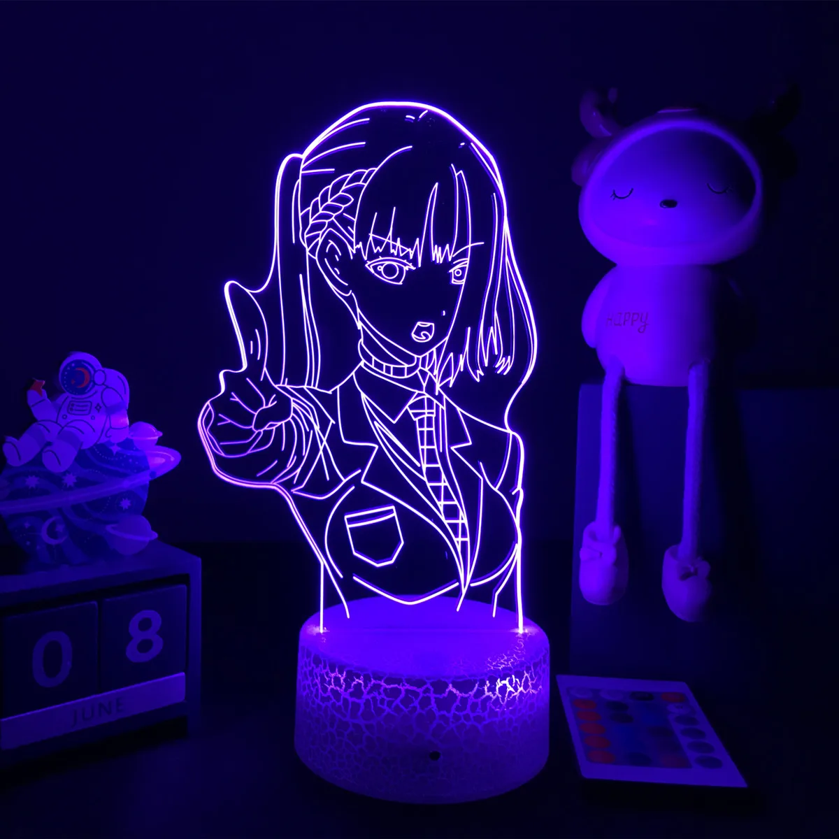 

3D LED Lamp Anime Your Turn To Die Night Light Shin Tsukimi Figure for Bedroom Decor Nightlight Manga Birthday Gift Dropshipping