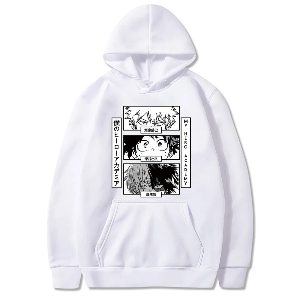 Anime My Hero Academia Todoroki Bakugou Deku Men/Women Hoodie Casual All-match Streetwear Sweatshirt Unisex Kpop Oversize Tops
Anime My Hero Academia Todoroki Bakugou Deku Men/Women Hoodie Casual All-match Streetwear Sweatshirt Unisex Kpop Oversize Tops