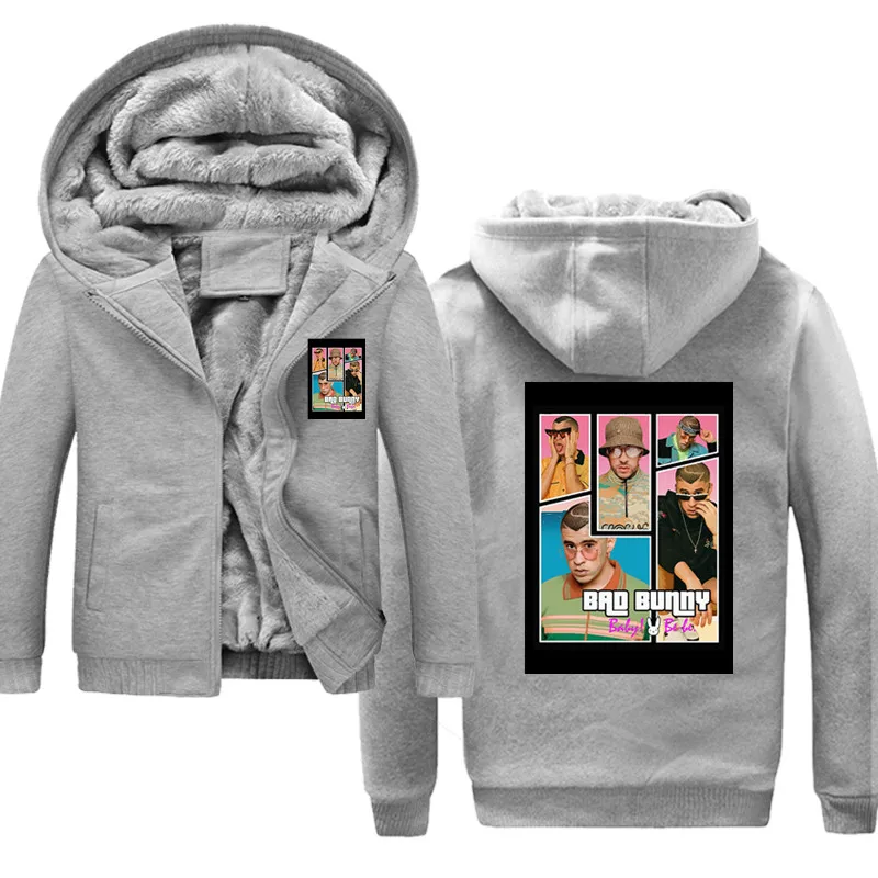New Fashion Men Thick warm Sweatshirt New Bad Bunny Hoodie Hip Hop Jacket Hoody Tops Harajuku 
New Fashion Men Thick warm Sweatshirt New Bad Bunny Hoodie Hip Hop Jacket Hoody Tops Harajuku