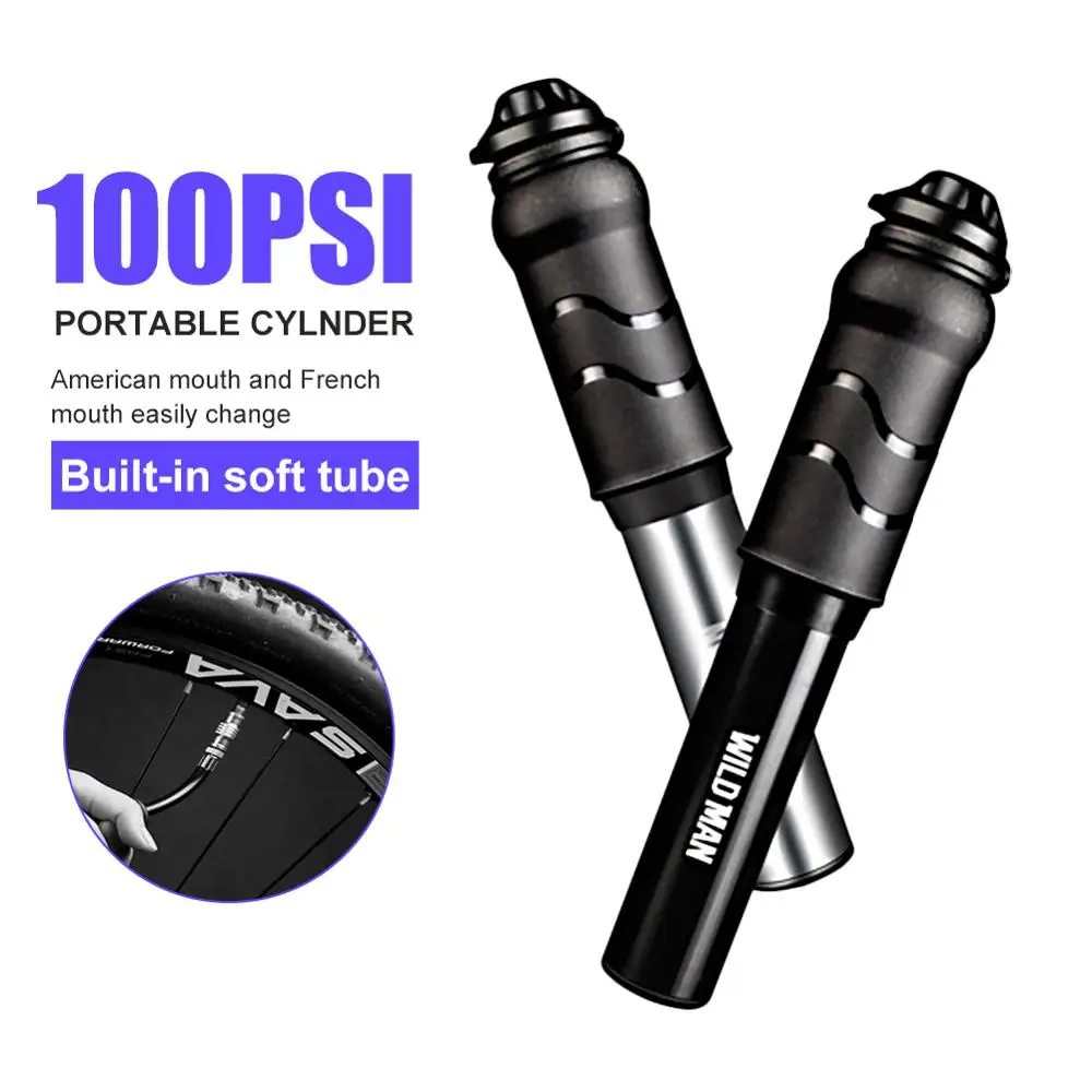 WILD MAN Aluminum Alloy Mini Portable Bicycle Pump Mountain Bike Air Pump Portable Multi-Functional Universal Tube Bike Pump
WILD MAN Aluminum Alloy Mini Portable Bicycle Pump Mountain Bike Air Pump Portable Multi-Functional Universal Tube Bike Pump
