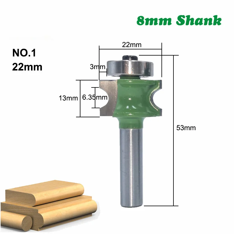 Solid Hardened Steel Router Bits Set 8mm Shank Ball Nose Router Bits 45 # Steel Milling Cutter Woodworking Industrial Grade
Solid Hardened Steel Router Bits Set 8mm Shank Ball Nose Router Bits 45 # Steel Milling Cutter Woodworking Industrial Grade