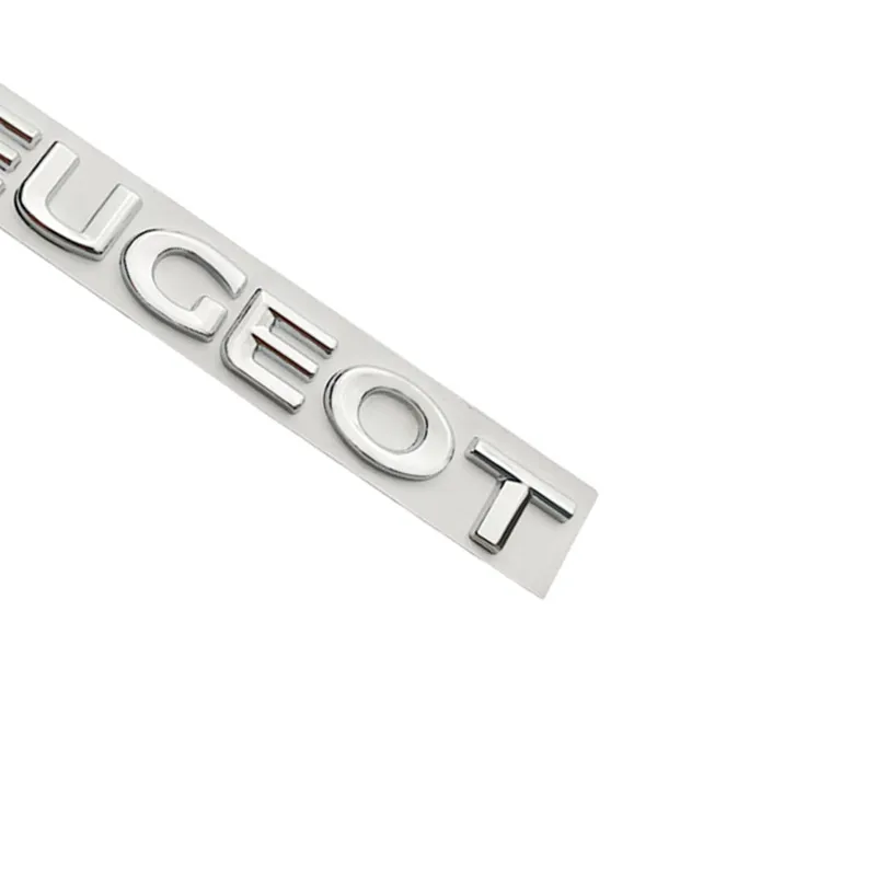 Металлические буквы эмблемы логотип для Peugeot 107 206 207 208 308 307 407 508 2008 3008