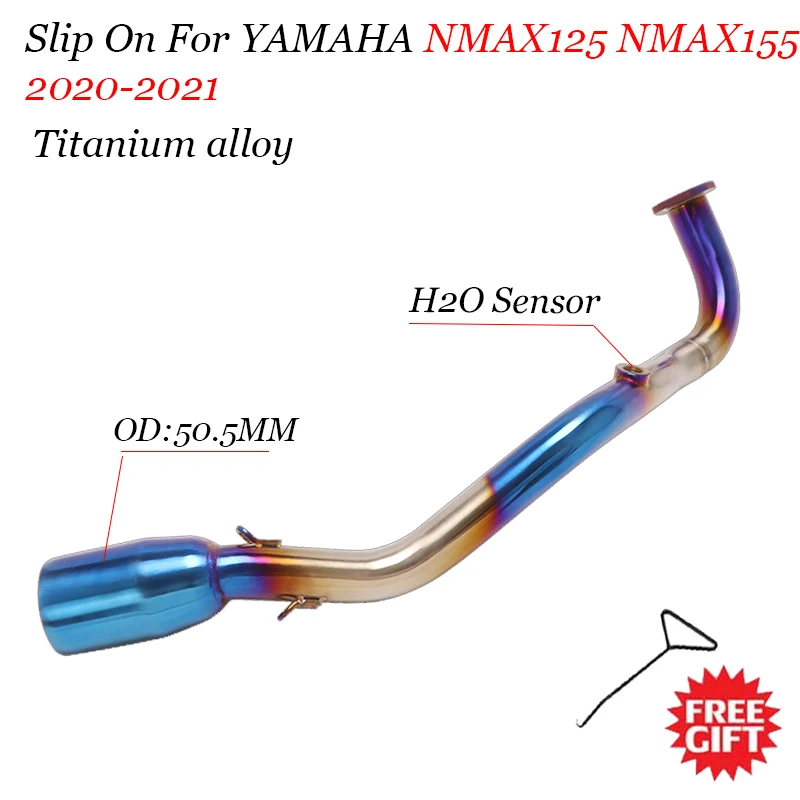 Для YAMAHA NMAX125 NMAX155 NMAX 125 155 2020-2021 2015-2017 система выхлопных газов мотоцикла изменить