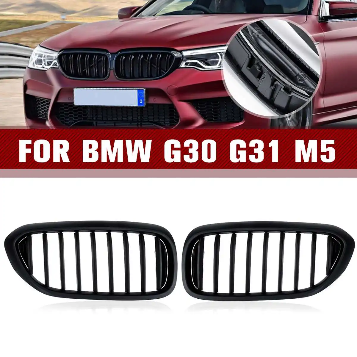 Передний бампер для BMW 5 серии 525I 530I 540I G30 G31 G38 M5 2017 2018 51137390864 ABS передний Сменный колпачок решетка
Передний бампер для BMW 5 серии 525I 530I 540I G30 G31 G38 M5 2017 2018 51137390864 ABS передний Сменный колпачок решетка