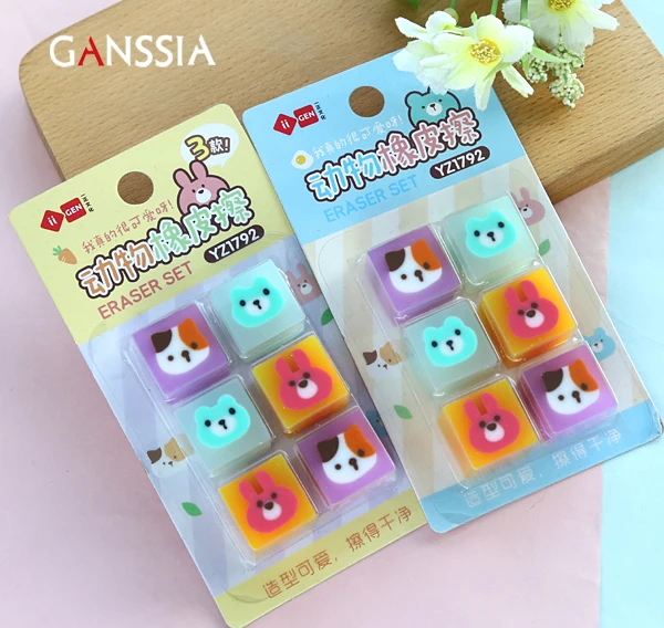 6pcs/Card New Cute Animal Erasers Kids Writing Rubbers Stationery School Eraser Student Gift Kids (ss-2000)
6pcs/Card New Cute Animal Erasers Kids Writing Rubbers Stationery School Eraser Student Gift Kids (ss-2000)