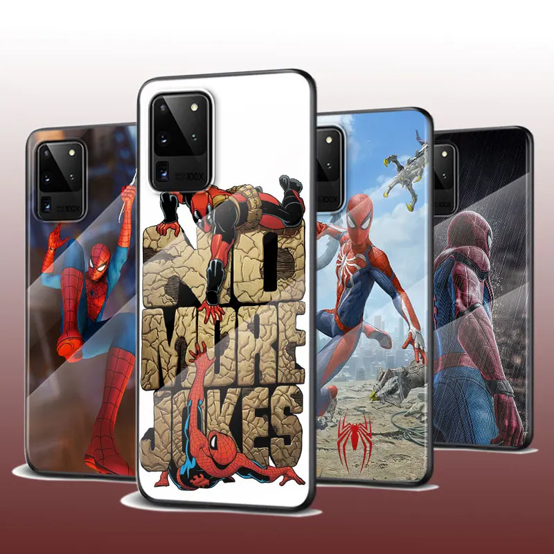 Tempered Glass Cover Hero Spider Marvel For Samsung Galaxy S20 FE S10e S10 S9 S8 Ultra Plus Lite Plus 5G Phone Case
Tempered Glass Cover Hero Spider Marvel For Samsung Galaxy S20 FE S10e S10 S9 S8 Ultra Plus Lite Plus 5G Phone Case