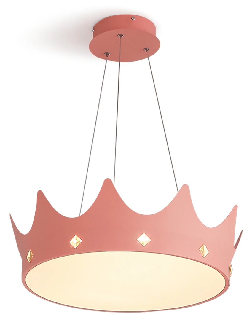 Nordic pink gold crown shaped pendant lights princess room children's bedroom luxury living room pendant lamps metal lighting
Nordic pink gold crown shaped pendant lights princess room children's bedroom luxury living room pendant lamps metal lighting