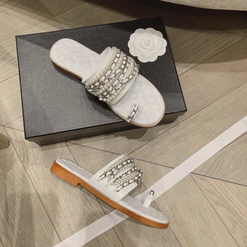 Women Slippers 2021 Summer Brand Design Shoes Female Fashion Leather Flat Slippers Casual
Women Slippers 2021 Summer Brand Design Shoes Female Fashion Leather Flat Slippers Casual