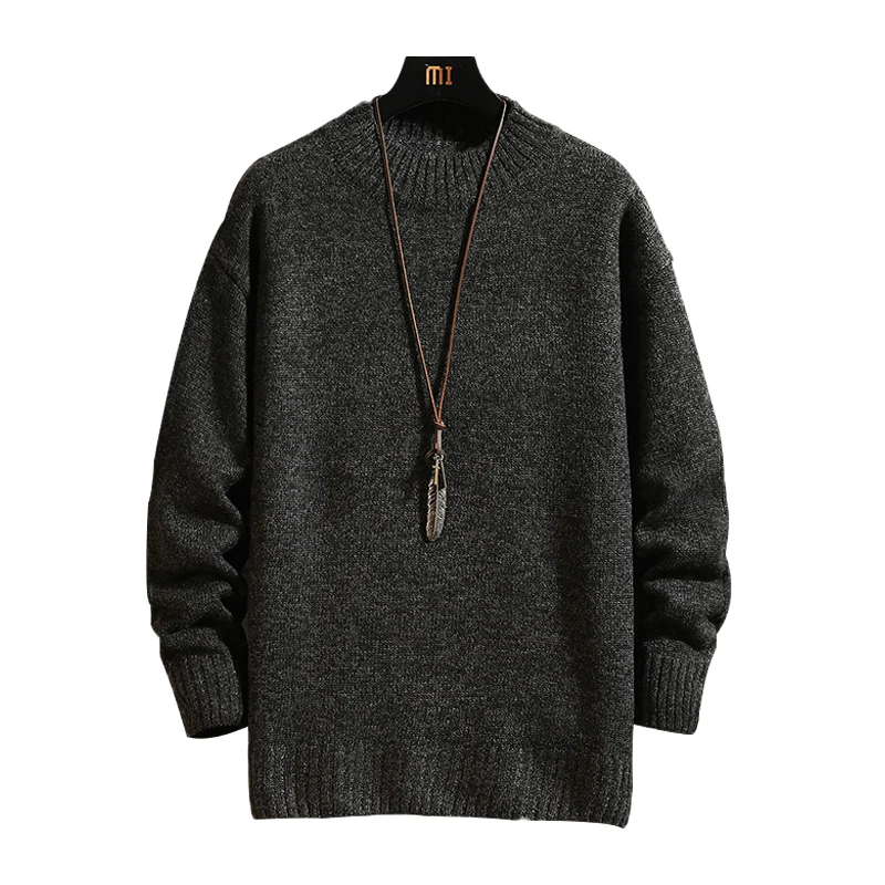 Autumn and winter solid color sweater men's fat plus size loose tide joker thread clothing casual warm knitted bottoming shirt
Autumn and winter solid color sweater men's fat plus size loose tide joker thread clothing casual warm knitted bottoming shirt