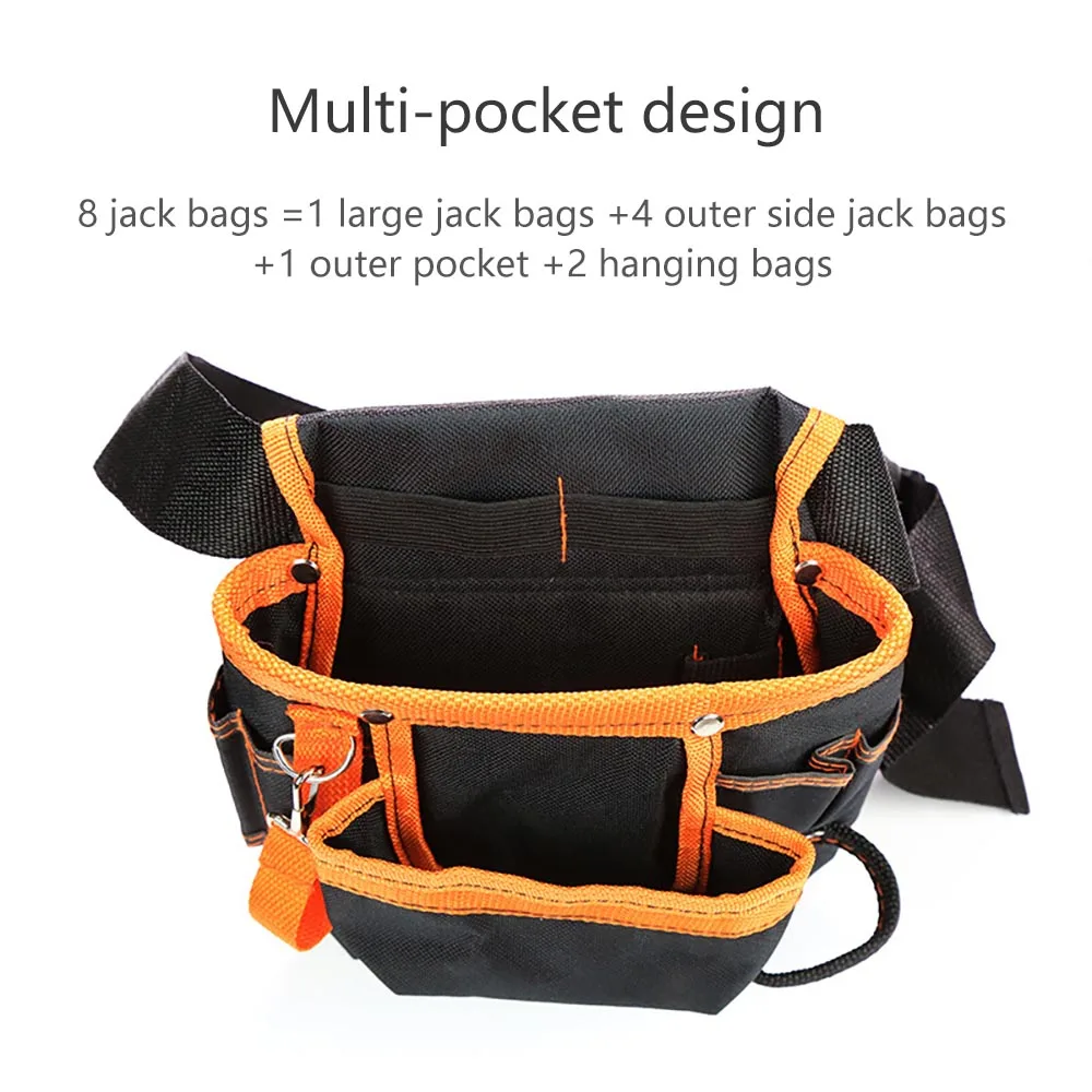 Large Capacity Waist Tool Bag Waist Pockets Electrician Tool Bag Oganizer Carrying Pouch Tools Bag Belt Waist Pocket Case 
Large Capacity Waist Tool Bag Waist Pockets Electrician Tool Bag Oganizer Carrying Pouch Tools Bag Belt Waist Pocket Case