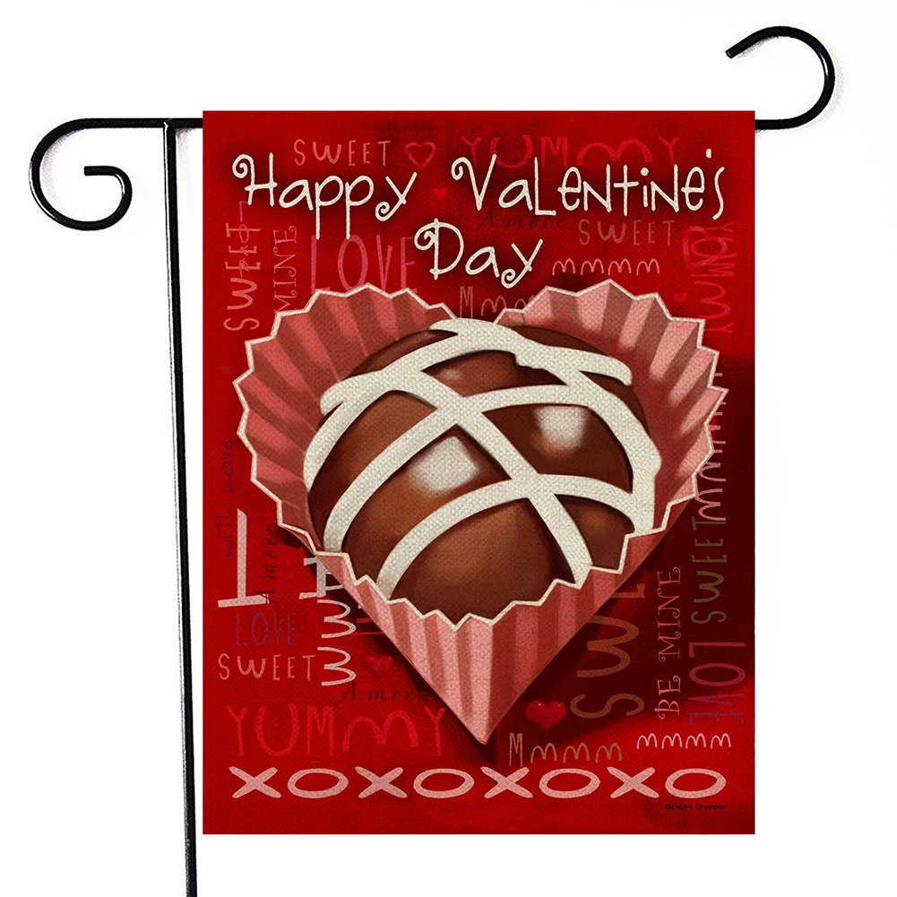Valentine's Day Garden Banner Digital Printed Double-sided Without Flagpole For Decoration
Valentine's Day Garden Banner Digital Printed Double-sided Without Flagpole For Decoration