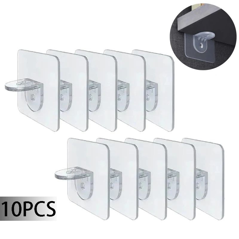 10/4/2PCS Shelf Support Hooks Punch-free Layered Partition Bracket Triangle Bracket Support Right Angle Support Paste Hook
10/4/2PCS Shelf Support Hooks Punch-free Layered Partition Bracket Triangle Bracket Support Right Angle Support Paste Hook