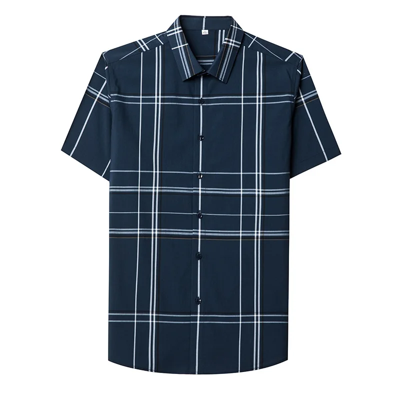 Summer new middle-aged and old dad's Plaid Shirt Short Sleeve men's Lapel business short sleeve shirt men's
Summer new middle-aged and old dad's Plaid Shirt Short Sleeve men's Lapel business short sleeve shirt men's