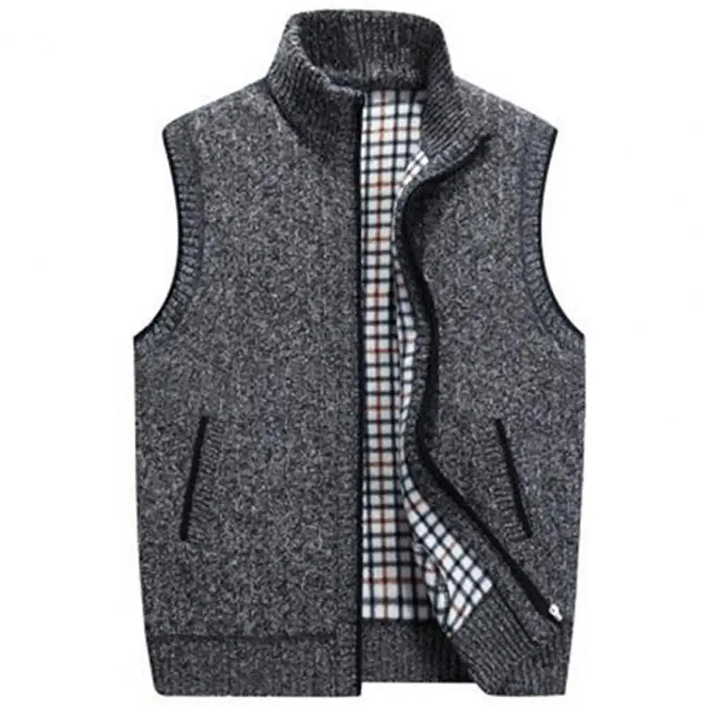 Dropshipping!! 2021 Men Vest Solid Color High Collar Thicken Plush Winter Waistcoat for Daily Wear
Dropshipping!! 2021 Men Vest Solid Color High Collar Thicken Plush Winter Waistcoat for Daily Wear