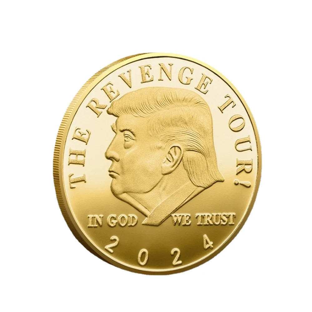 2024 U.S. Presidential Trump Election Gold Duoble Color Commemorative Coin Challenge Coin Coins Collectibles #5
2024 U.S. Presidential Trump Election Gold Duoble Color Commemorative Coin Challenge Coin Coins Collectibles #5