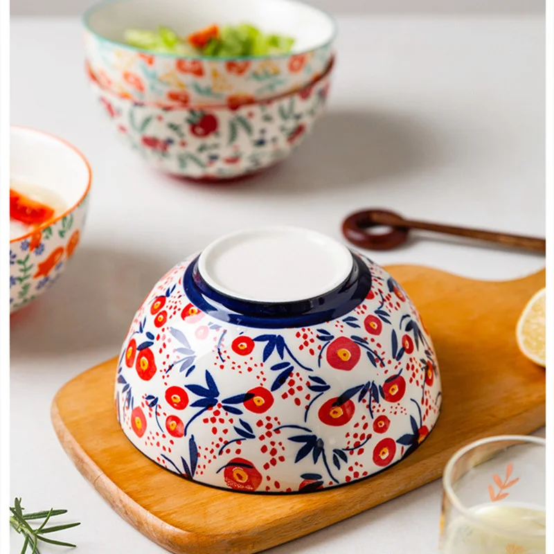 Household Ceramic Bowl 7 Inch Household Rice Bowl Japanese Microwave Oven Seafood Bowl Single-sided Bowl Bone China Soup Bowl
Household Ceramic Bowl 7 Inch Household Rice Bowl Japanese Microwave Oven Seafood Bowl Single-sided Bowl Bone China Soup Bowl