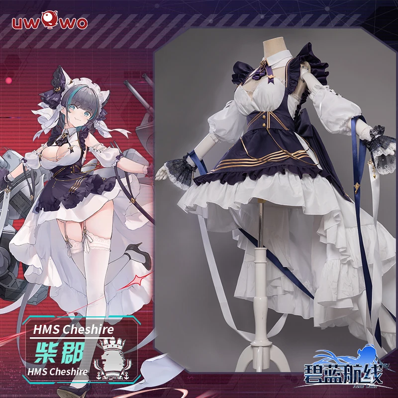 [Только s】 uwowo Game Azur Lane Чеширский карнавальный костюм Синяя Униформа для горничной, игровые костюмы для косплея для женщин, популярное плать...
[Только s】 uwowo Game Azur Lane Чеширский карнавальный костюм Синяя Униформа для горничной, игровые костюмы для косплея для женщин, популярное плать...