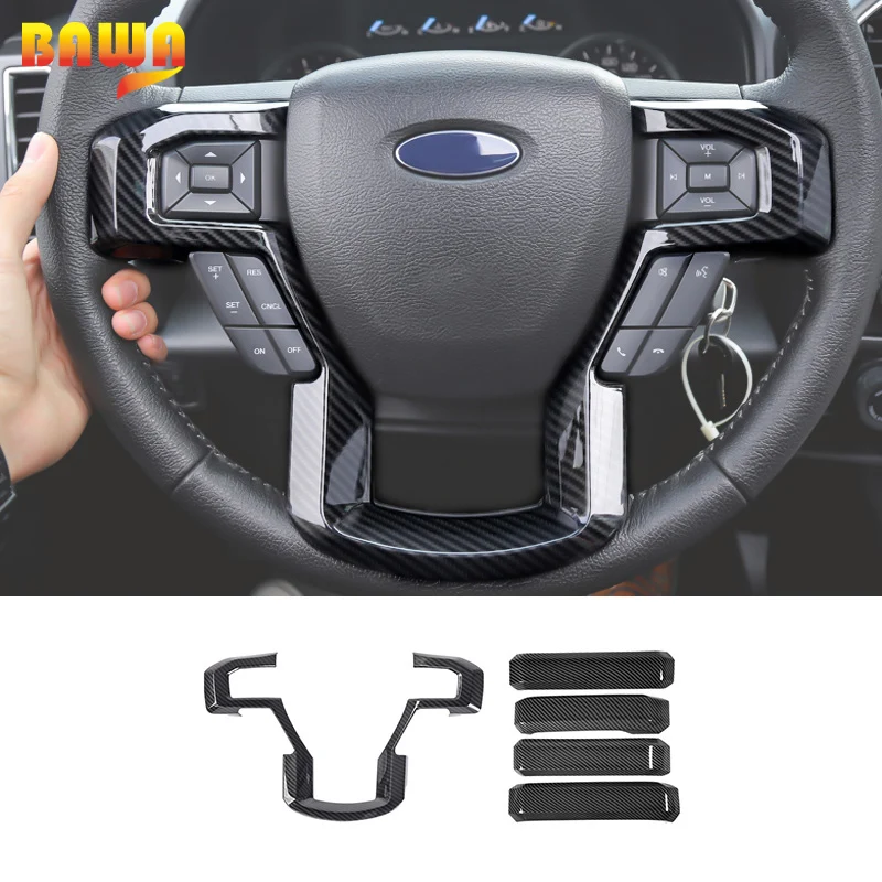 Декоративная накладка на руль и внутреннюю дверную ручку BAWA для Ford F150 2015
Декоративная накладка на руль и внутреннюю дверную ручку BAWA для Ford F150 2015