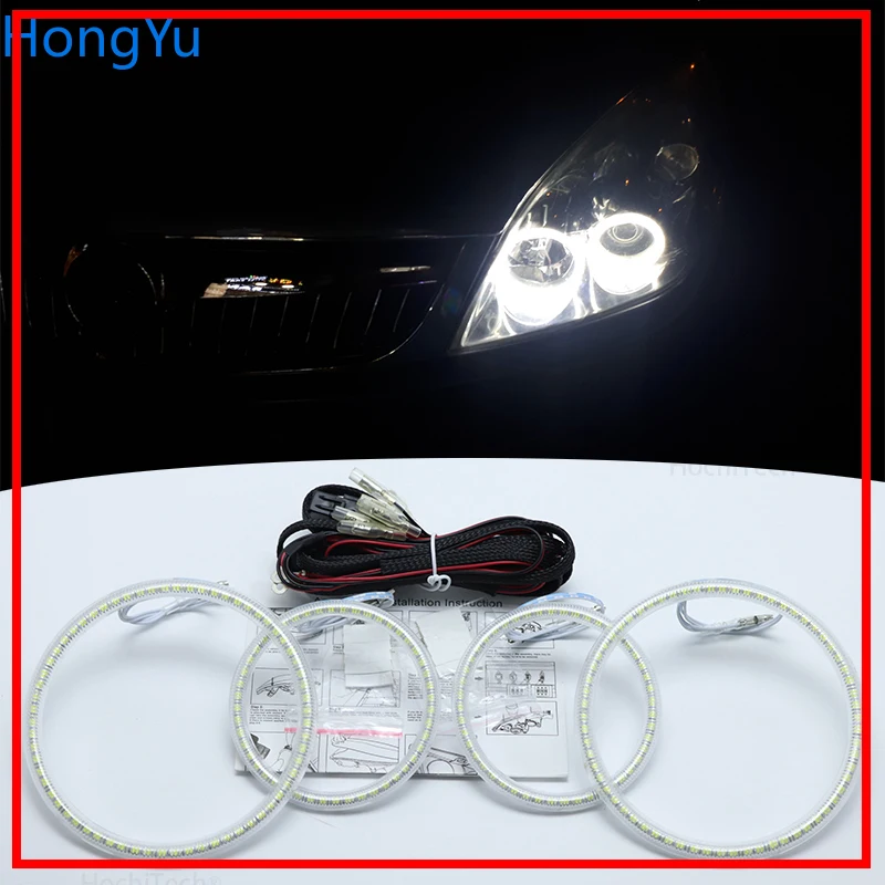 For Opel Astra H NON projector 2007 - 2010 Super Bright white color 3528 SMD led Angel Eyes kit daytime running light DRL
For Opel Astra H NON projector 2007 - 2010 Super Bright white color 3528 SMD led Angel Eyes kit daytime running light DRL