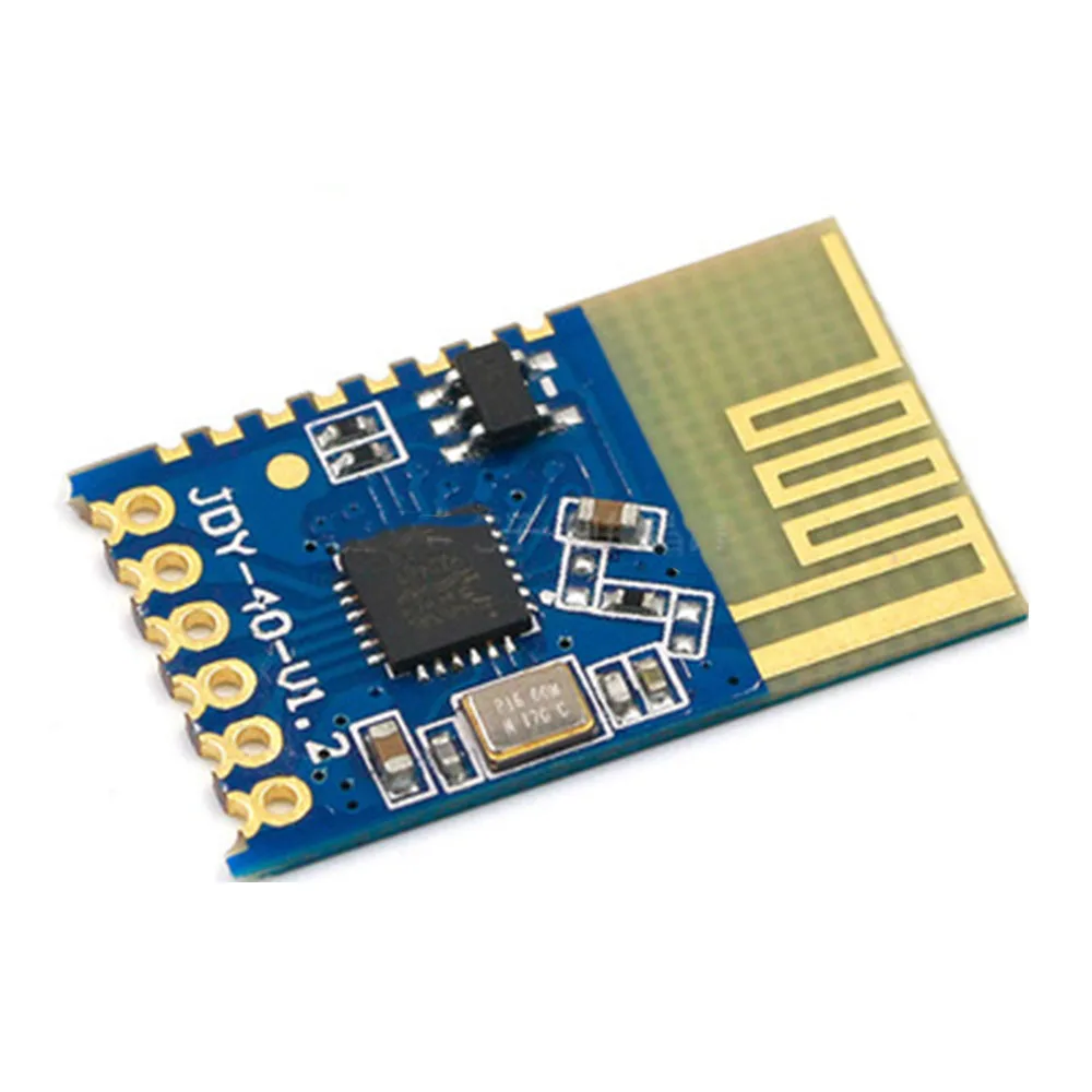 JDY-40 2.4G wireless serial port transmission transceiver and remote communication module super NRF24L01
JDY-40 2.4G wireless serial port transmission transceiver and remote communication module super NRF24L01