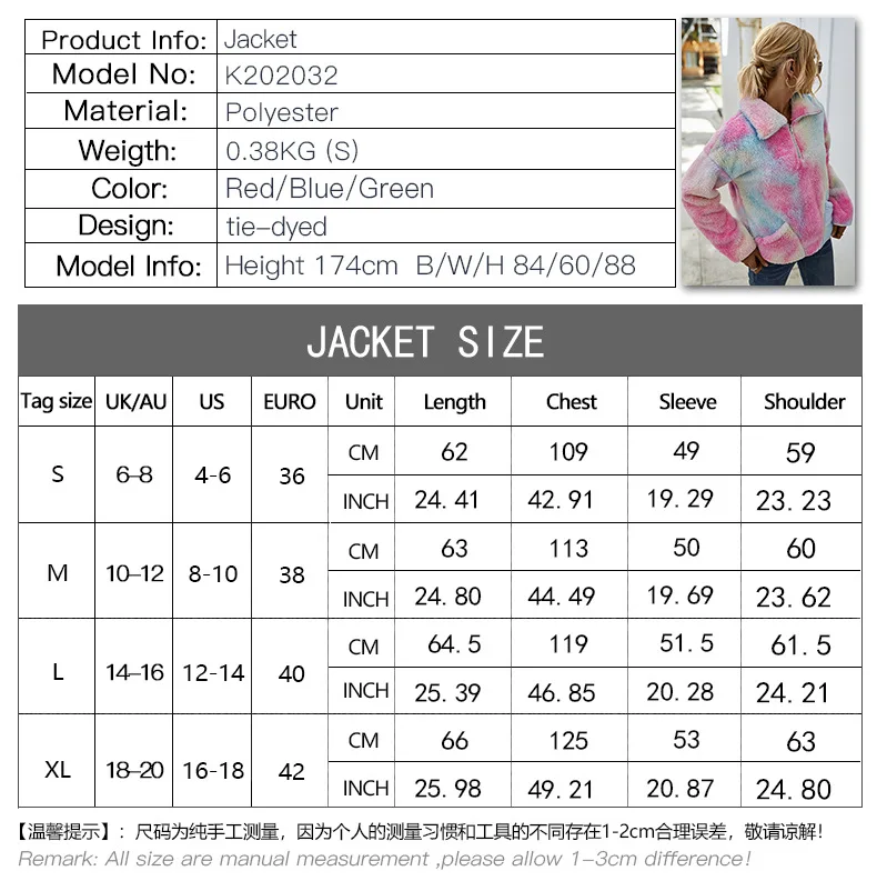 Donsignet Sweatshirt Women Casual Fashion Long Sleeve Plush Color Tie Dye Pocket Zipper Sweatshirts Pullovers
Donsignet Sweatshirt Women Casual Fashion Long Sleeve Plush Color Tie Dye Pocket Zipper Sweatshirts Pullovers