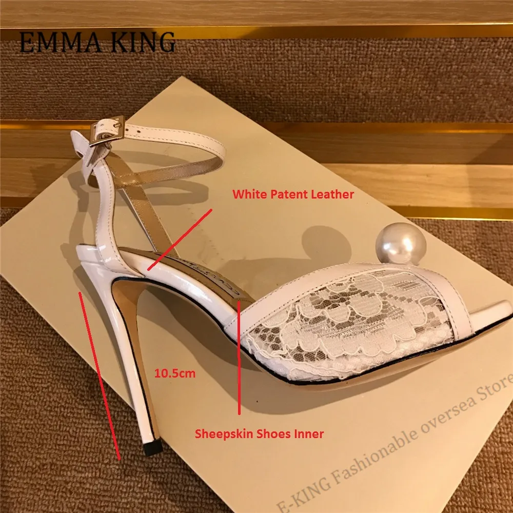 Newest Summer Pearl Mesh Peep Toe Sandals Ankle Buckle Strap Pearl Gladiator Sandals High Heel White Women Wedding Pumps Shoes 
Newest Summer Pearl Mesh Peep Toe Sandals Ankle Buckle Strap Pearl Gladiator Sandals High Heel White Women Wedding Pumps Shoes