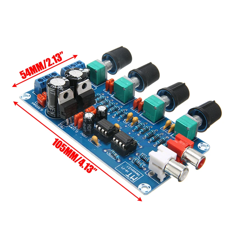 Home HIFI Preamplifier Control Boards NE5532 Preamp Module Treble Midrange Bass Volume Tone EQ Finished Board AC Double 12-18V
Home HIFI Preamplifier Control Boards NE5532 Preamp Module Treble Midrange Bass Volume Tone EQ Finished Board AC Double 12-18V