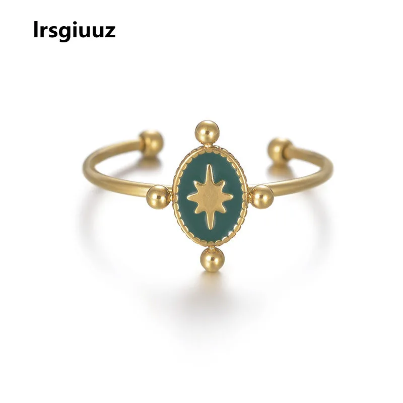 14k French Light Luxury Wind Six Pointed Star Compass Color Oil Opening Ring Ins Wind Retro Trend Versatile Index Finger Ring
14k French Light Luxury Wind Six Pointed Star Compass Color Oil Opening Ring Ins Wind Retro Trend Versatile Index Finger Ring