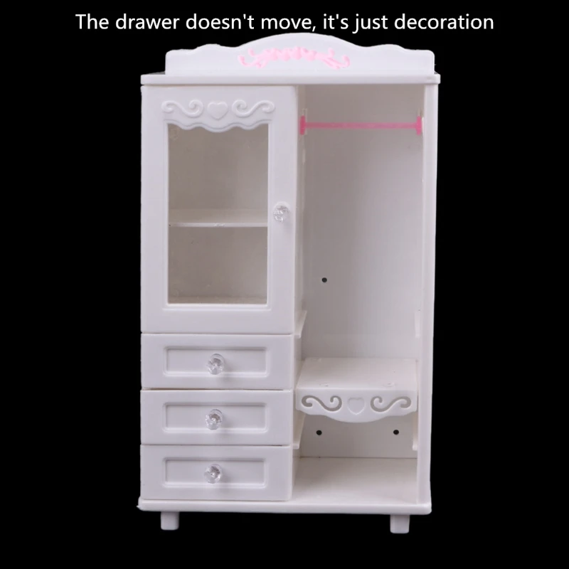 New Luxury White Wardrobe Closet Accessories Furniture Girls Gift For Babie Doll
New Luxury White Wardrobe Closet Accessories Furniture Girls Gift For Babie Doll