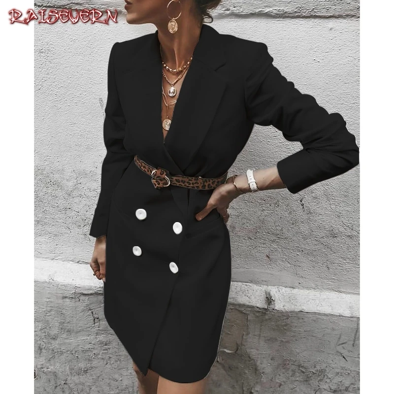 Women Elegant Dresses Office Long Sleeve Casual Blazer Dress Long Highstreet Autumn Winter Slim Suit Ladies Dresses Blazer Dress
Women Elegant Dresses Office Long Sleeve Casual Blazer Dress Long Highstreet Autumn Winter Slim Suit Ladies Dresses Blazer Dress