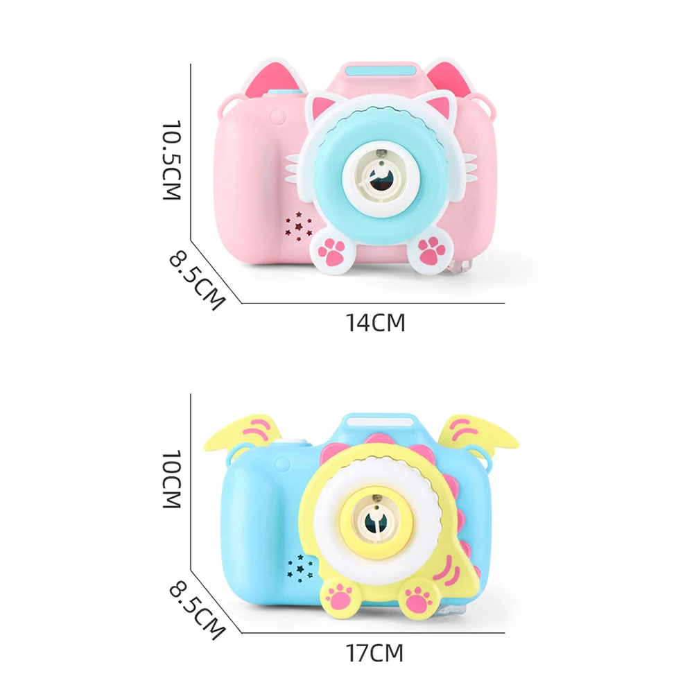 Children's Outdoor Electric Light Music Dinosaur Bubble Camera Toy Smart Bubble Machine Parent-child Games Educational Toys
Children's Outdoor Electric Light Music Dinosaur Bubble Camera Toy Smart Bubble Machine Parent-child Games Educational Toys